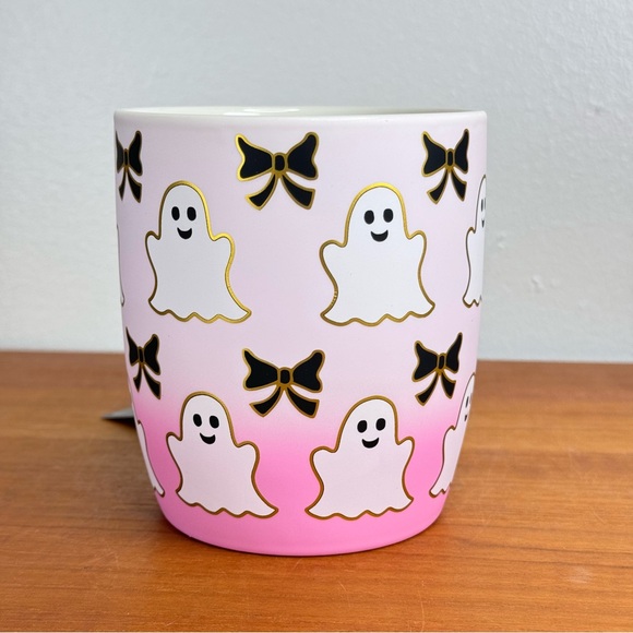 🎃 NWOT Cobwebs & Cauldrons Bow and Ghost Mug Pink - Picture 5 of 5